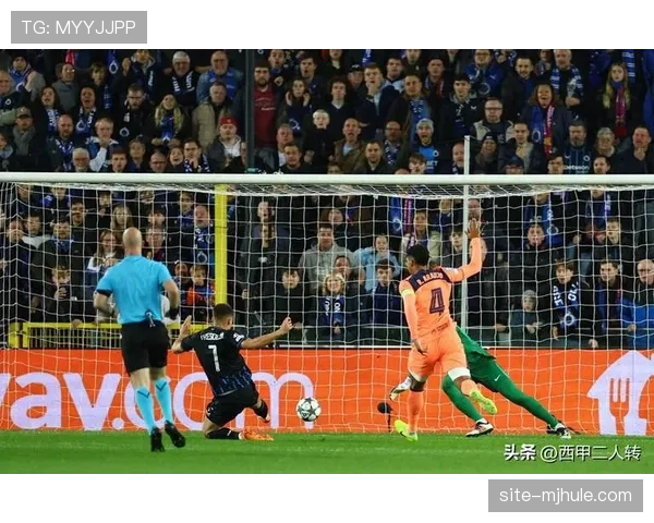 布鲁日前锋福布斯成名之战 对阵巴萨传射创最年轻纪录